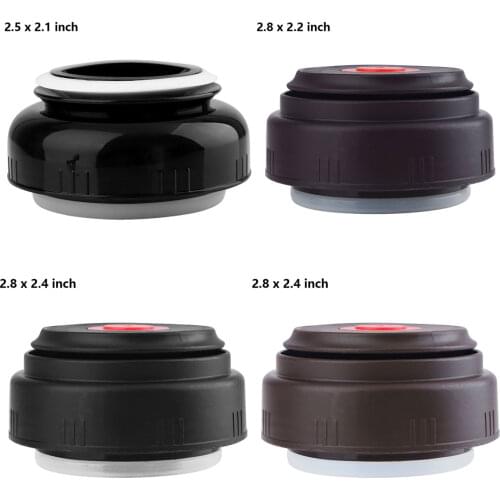 Vacuum Bottle Stopper Cover Thermal Cup Lid Leak Proof Travel Flask Bottle Cover Plastic Water Pot Mug Cap Vacuum Cups Accessory