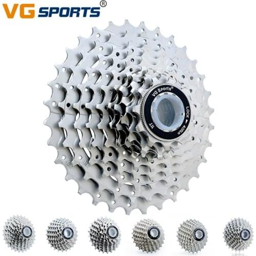 VG Sports Cassette Flywheel Mountain/Road Bike 8/910 Speed Cassette Freewheel Bicycle 25T 28T 32T 36T Steel Cassette Flywheel