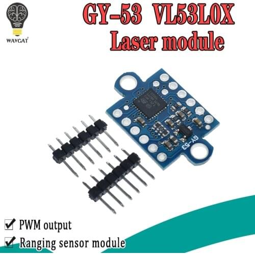 WAVGAT GY-53 VL53L0X laser ToF flight time Range sensor module Serial PWM output