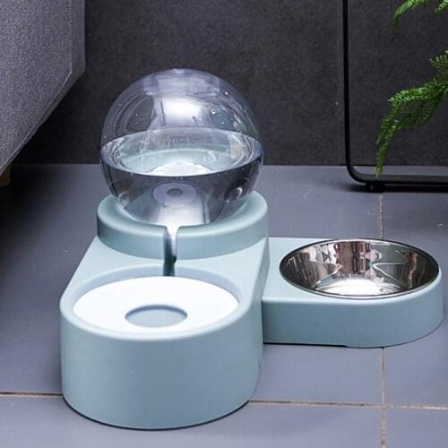 1.8L Automatic Pet Feeder Water Bottle Dispenser Pet Bowls For Water Drinking Fountain Feeding Container Dogs Cat Supplies
