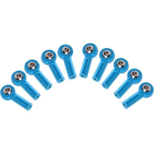 10Pcs M3 Aluminum Link Rod End Ball Joint for 1/10 RC Car Parts Truck Buggy Crawler Tamiya HSP TRAXXAS Hsp Racing