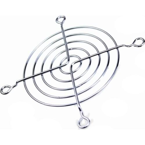 1000 pcs LOT Wholesale Metal Steel 8CM Fan Grille Mesh 80*80mm 8cm Network Rail