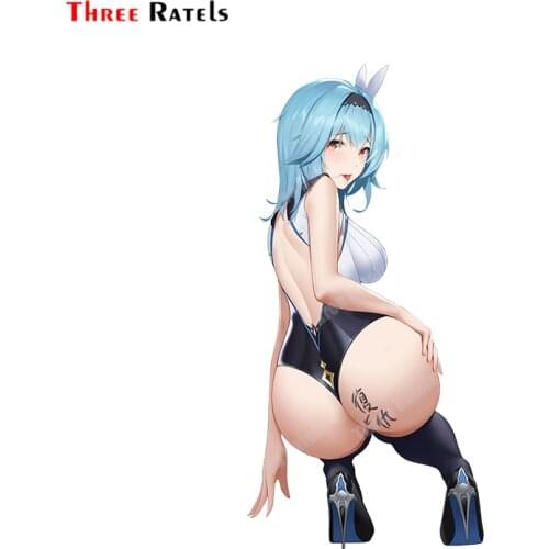 Three Ratels B70 3D Anime Sticker For Eula Lawrence Genshin Impact Car Sticker Laptop Luggage Skateboard Decals