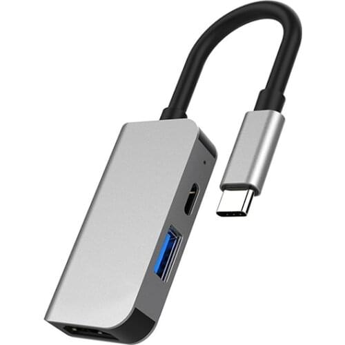 USB HUB C HUB to Multi USB 3.0 HDMI Adapter 87W Fast Charge Adapter for MacBook Pro Type C 3.0 Splitter 3 Port USB C HUB