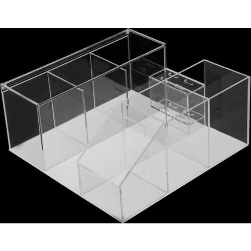 Y1UF Acrylic Clear Eyelash Grafting Tools Storage Box Beauty Eyelashes Organizer Case