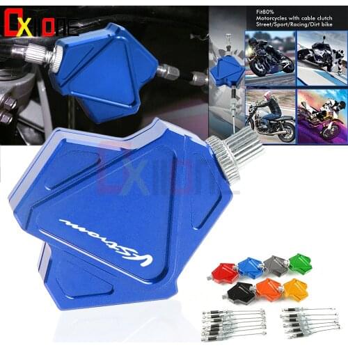 Motorcycle Accessories CNC Stunt Clutch Lever Motorbike Easy Pull Cable System For Suzuki DL650 V-STROM 2004 2005 2006 2007-2012