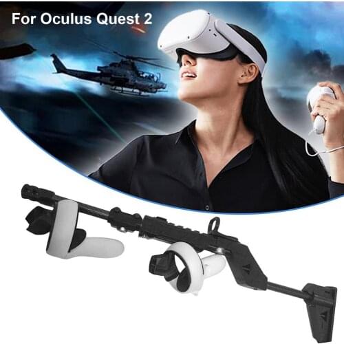 Magnetic Gun Stock For Oculus Quest 2 Controller Shooting Stand Enhanced Gaming Experience Grip ​for Oculus Quest 2 Accessorie