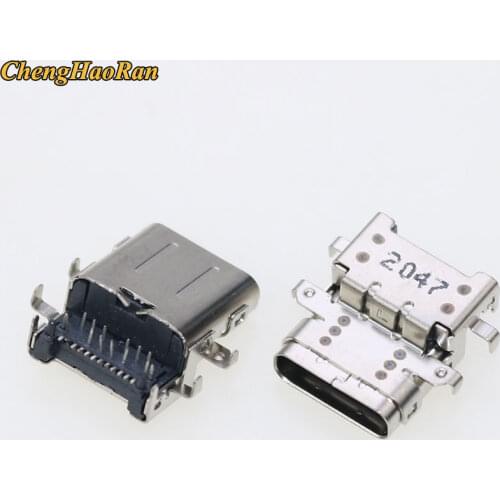 ChengHaoRan 1pcs For Lenovo ThinkPad E495 E590 E595 USB 3.1 TYPE C Jack Charge Port DC Power Connector