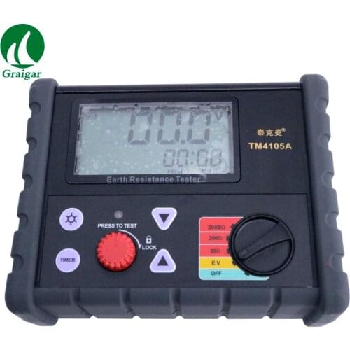 Digital Physical Resistance Tester TM4105A Ground Resistance Measurement Instrument