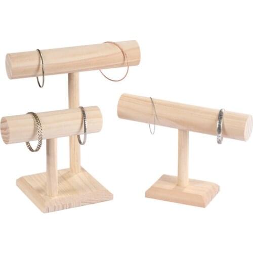 T Bracelet Holder Jewelry Showcase Necklace Display Storage Watch Stand Bangle Organizer for Home Organization & Show