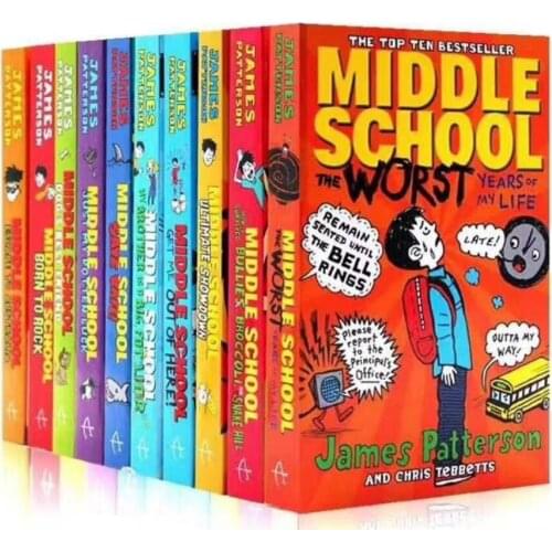 5-12 year Childrens English story book Middle School english picture book help child be reader early education book 10pc/set