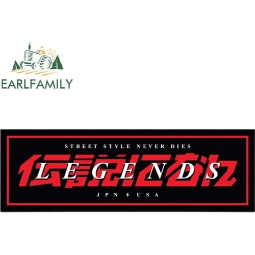 EARLFAMILY 13cm x 4.4cm for Kamikaze Japan Creative Car Sticker Waterproof Scratch-proof DIY Custom Printing Vehicle Decal