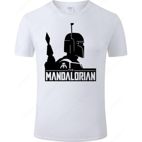 The Mandalorian T Shirt Men Women High Quality Print 100% Cotton Short Sleeve T-shirt Hipster Cool Tee Cool Unisex Clothing J22