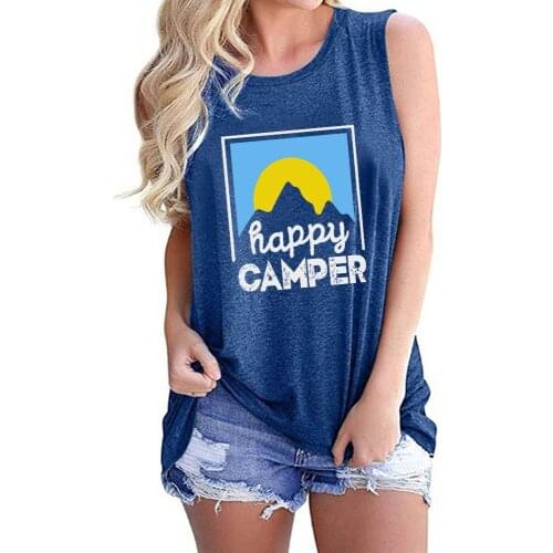 2021 Print O Neck Sleeveless Tshirts Summer Casual Female Ladies Tops Black Grey Purple Letter Womens Clothing Sports Tank