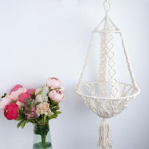 Cat Hammock Hanging Basket Cotton Pet Nest Woven Cat Dog Bed Wall Decoration Macrame Handwoven Tapestry Pet Cat Hammock
