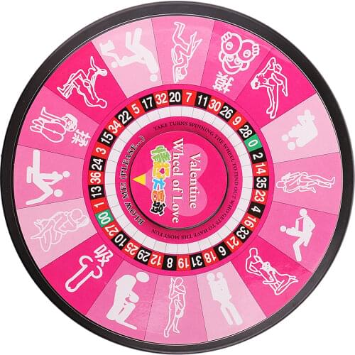 Adult Game Action Instruction Turntable Spinner Party Supplies