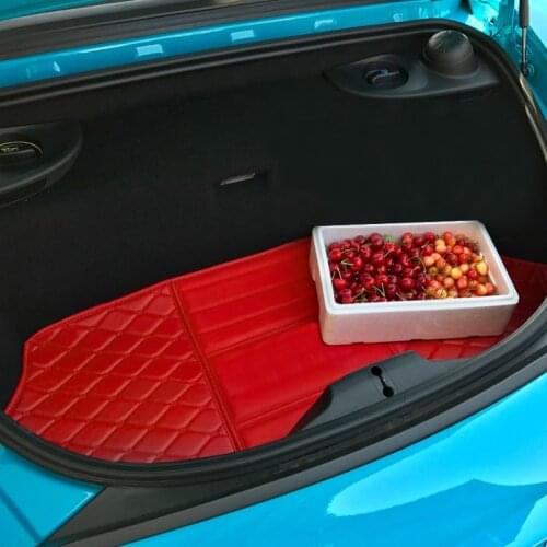 3D leather car trunk mat cargo liner covers for porsche 718 Boxster Cayman 987 2019 2020 2014 981 982