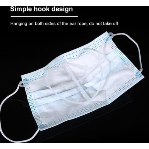 The mask bracket has a hook that doesn't fall off and doesn't slide, and portable protective inner support mask bracket