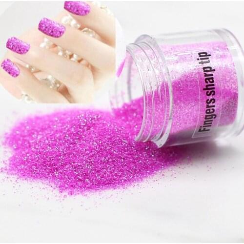 2020 hot sell tiny pink acrylic nails decorative sequins glittering armor rose N48