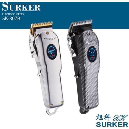 Surker hair trimmer SK-807B USB rechargeable hair clipper cordless Professional haircut machine beard trimmer oilhead cut