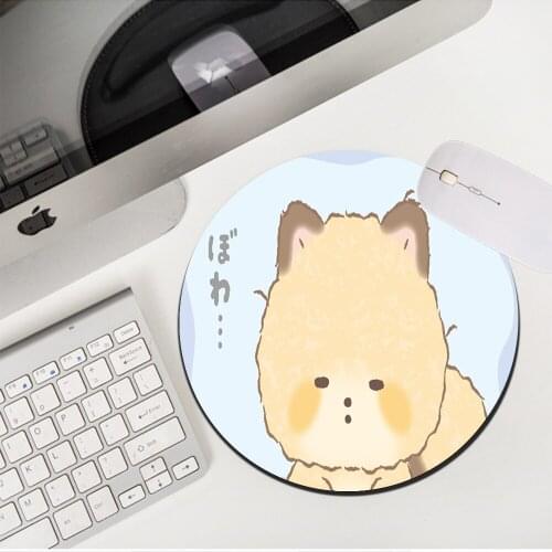 MRGLZY Drop Shipping Kawaii Raccoon Small Mouse Pad Genshin Impact MousePads Desk Mat Rug Non-slip Rubber PC Gaming Accessories