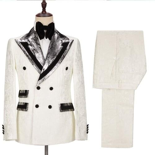 2021 Latest Designs England Style Slim Fit Mens Suits Wedding Groom Prom party Tuxedo Classic Business Men suit 2 pcs set