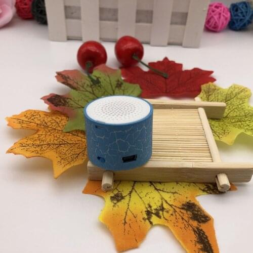 MX-388 Mini Speaker USB Flash Drive Micro SD/TF Card Music MP3 Player FM Radio Porcelain Plastic Speakers