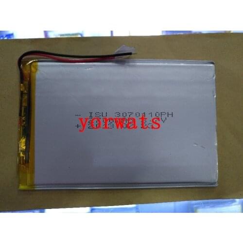 New Hot A Rechargeable Li-ion Cell 3.7V polymer lithium battery 3070110 2700MAH