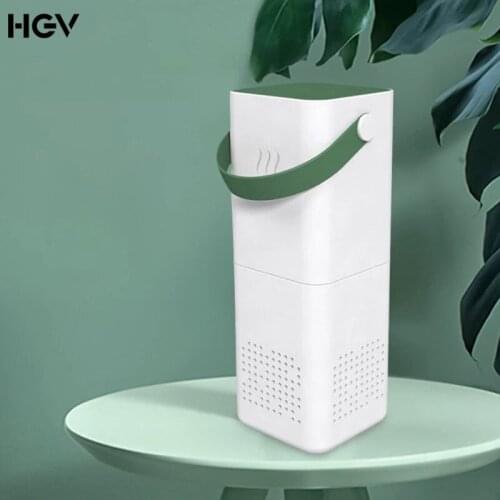 Portable Air Purifier for Home Car USB 3 Layers Filters Negative Ion Filtration Purifier Air Cleaner Sterilize Car Air Freshener
