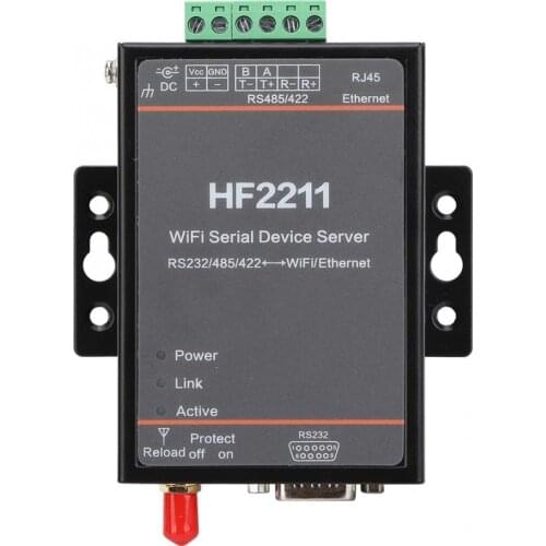 Professional RS232/485/422 to WIFI Modbus TCP/RTU Switich High Precision Ethernet Network Communication 5-36VDC Digital Meter