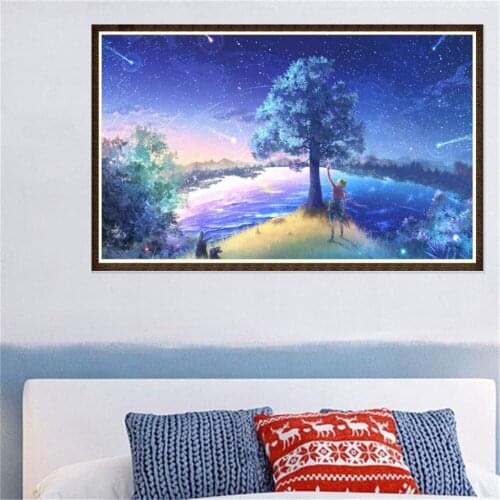 Old Street Home 5D Crystal Diamond Painting Kit scenery Embroidery Full Drill DiamondPainting