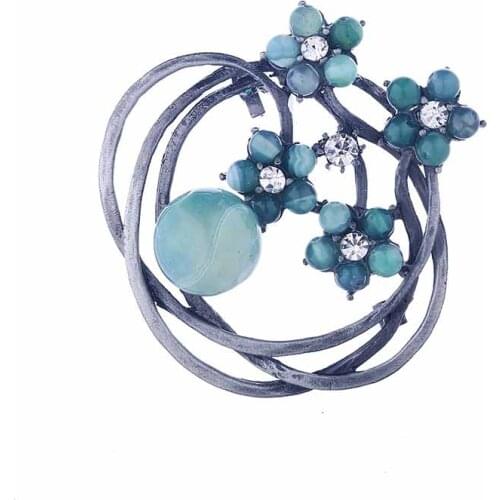 TDQUEEN Flower Brooches For Clothes