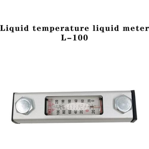 Liquid temperature liquid gauge hydraulic oil tank liquid level gauge water level gauge oil level gauge with thermometer L-100