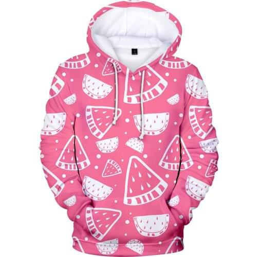 Fruits 3D hoodies Men Women hooded pullover Harajuku streetwear Hot print Full many watermelon 3D Hoodies boys girls Sweatshirts