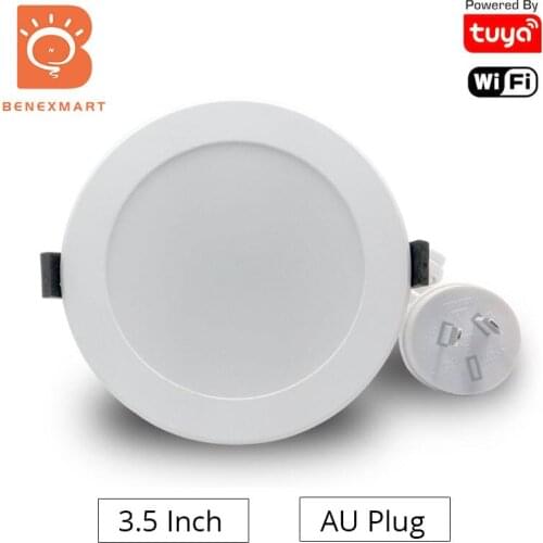Tuya WiFi Smart Led SAA 3.5 Inch RGBCW Downlight AU Type Voice Control by Alexa Echo Google Home Assistant Smart Life App