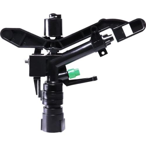 1 Inch Female Rotating Irrigation Sprinkler Big Covering Range Adjustable Angle Lawn Rocker Nozzle Garden Irrigation Watering