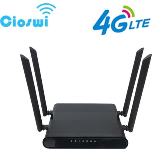 Cioswi Dual LTE 3G 4G WIFi Wireless Modem Router MT7628NN Dual SIM Card 300Mbps 5dBi Antenna SD Card Slot WE5928-EC200TEUHA