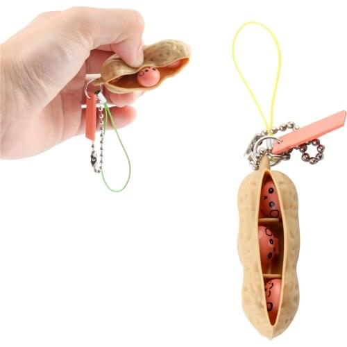 1/3/5/10PC Fidget Toys Stress Relief Toys Press-a-Peanut Figet Toy Anti-Anxiety Toy Figet Toys Keychain Anti Stress Fidget Toy#9