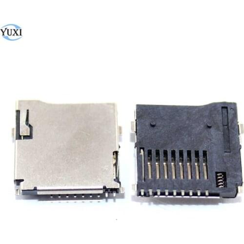 YuXi 2pcs Push-Push Type TransFlash TF Micro SD Card Socket Adapter Automatic PCB Connector