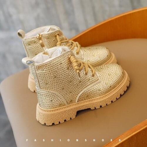 2021 Girls Fashion Designer PU Leather Short Boots Kids Comfortable Anti Slip Zipper Children Martin Ankle Boots Toddler Boots
