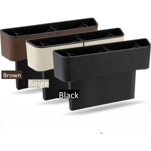 Car Seat Crevice Storage Box Organizer Auto Gap Pocket Stowing Tidying for Wallet Phone Coins Cigarette Keys Cards For Universal