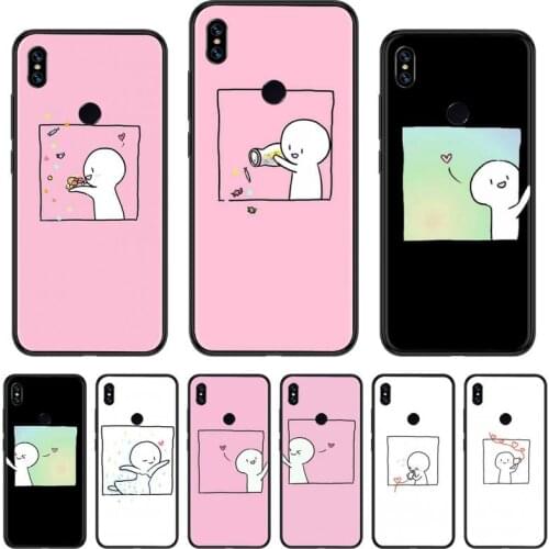 A pair of lovers bff cartoon cute Phone Case For Xiaomi Redmi 7 8 9t a3 9se k20 mi8 max3 lite 9 note 9s 10 pro