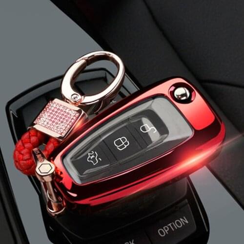 TPU Car key Cover for Ford C-Max S-Max Focus 3 MK3/ Mondeo Transit Fiesta /Mondeo Transit Car Flip folding key Case 3 Buttons