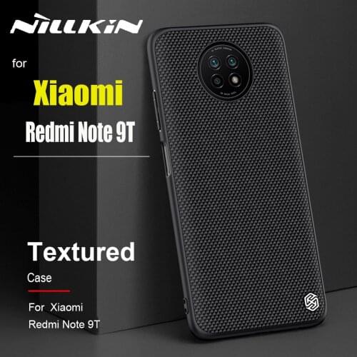 For Xiaomi Redmi Note 9T 5G Case Casing Nillkin Textured Nylon Fiber Durable Non-slip Phone Back Cover Case on Redmi Note 9T