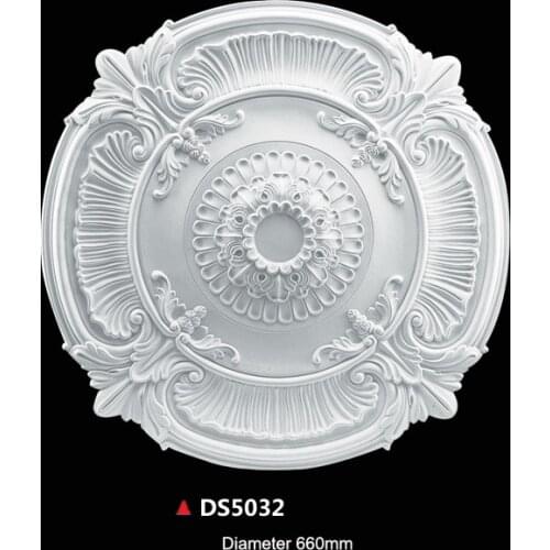 Decorative pendent lamp ceiling plate panel chandelier ceiling rose droplight ceiling decoration rosette PU