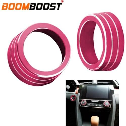 For Honda Civic 2016-2017 ten generation 2pcs/set car styling Air Conditioning heat control Switch knob AC Knob