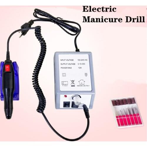 Electric Nail Drill Gel Nail Drill Acrylic Drill Mini Nail Electric File Nail Art Drill Strong Art Nails Manicure Nail Machine