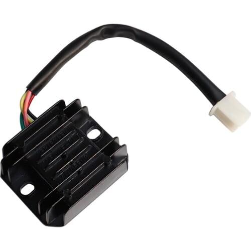 5 Pins 12V Motorcycle Voltage Regulator Rectifier Electrical For 50cc 70cc 90cc 110cc 125cc 150cc Engine ATV Quad GY6 Scooter