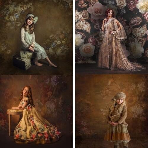 Mehofond Photography Background Abstract Old Master Flowers Head Shot Child Portrait Newborn Baby Photo Props Studio Backdrops