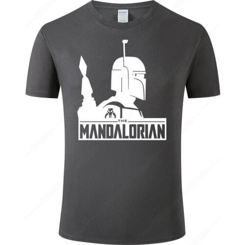 The Mandalorian T Shirt Men Women High Quality Print 100% Cotton Short Sleeve T-shirt Hipster Cool Tee Cool Unisex Clothing J22